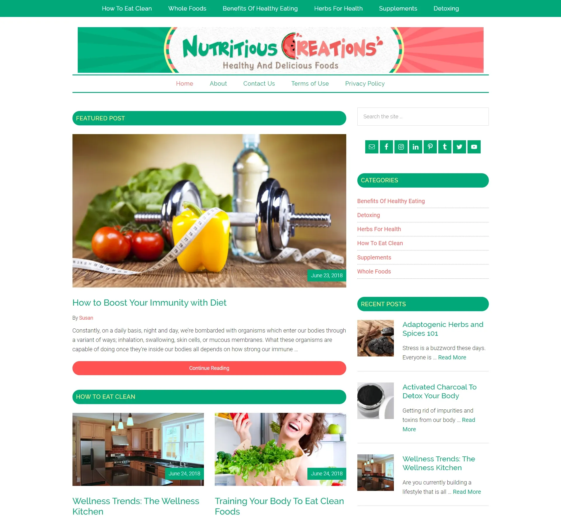 Nutritious Creations — healthy eating and clean food blog